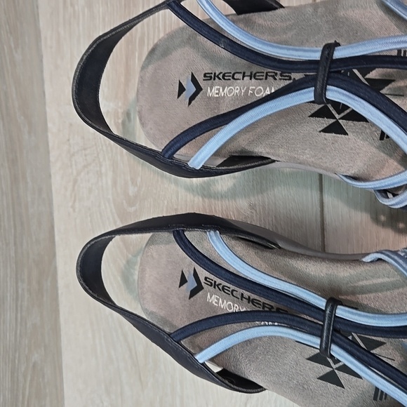 Skechers Womens Reggae Memory Foam Sandals Strappy shoes sz 9 - Picture 5 of 11